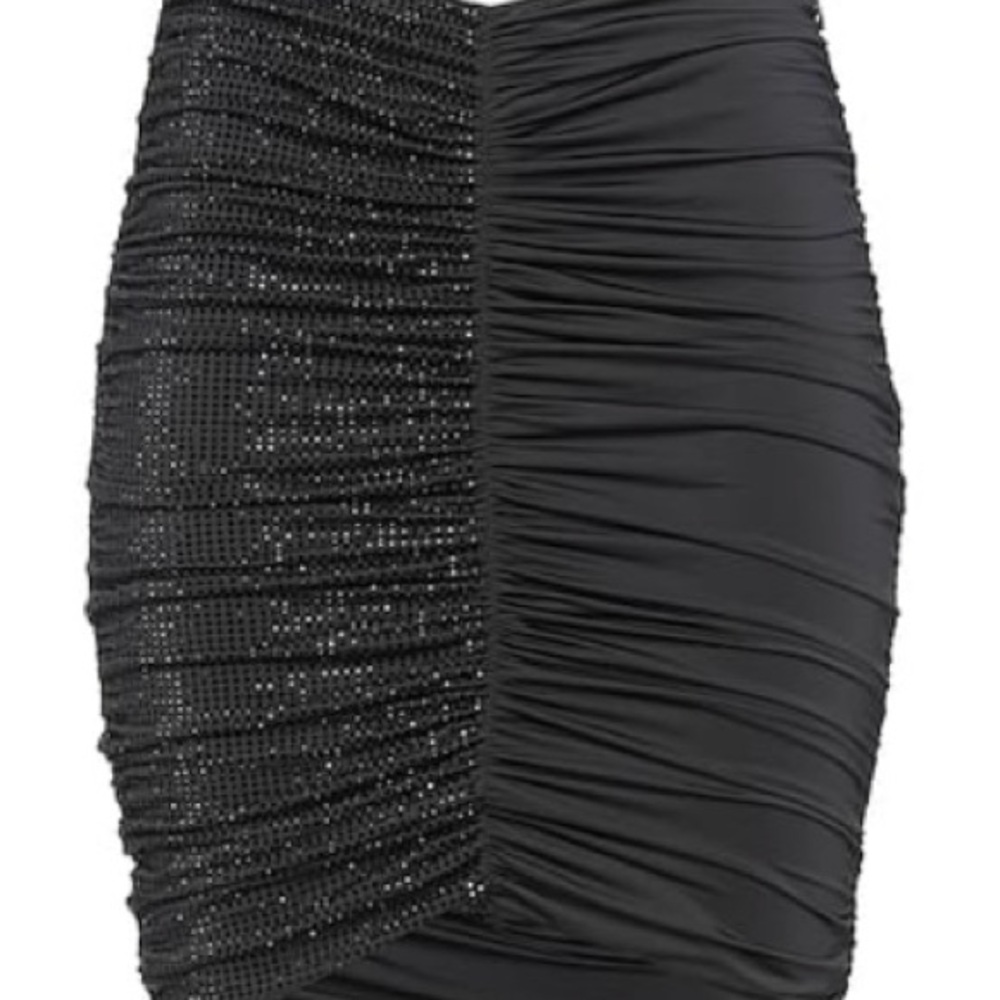 Pinko black mini skirt